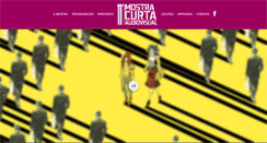 Desktop Screenshot of mostracurta.art.br